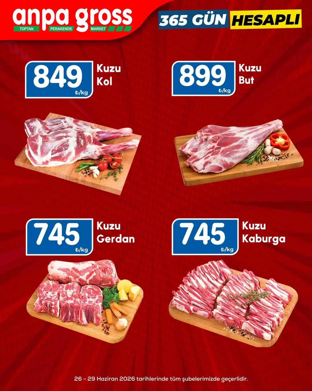 Kirmizi Et Ürünlerinde Uygun Fiyatlar