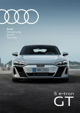 Audi 2026 Yeni S E Tron Gt Brosur