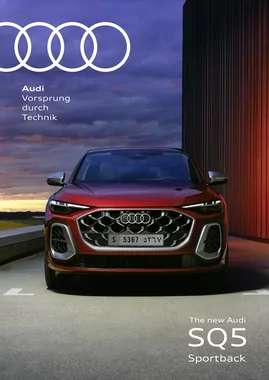 Audi 2026 Yeni Sq5 Sportback Brosur