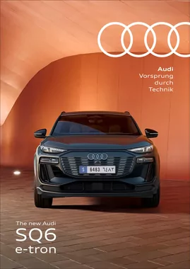 Audi 2026 Yeni Sq6 E Tron Brosur