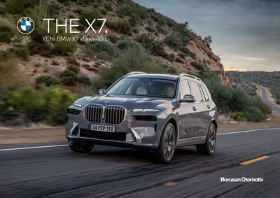 Yeni Bmw X7 Xdrive40D Brosur The X7