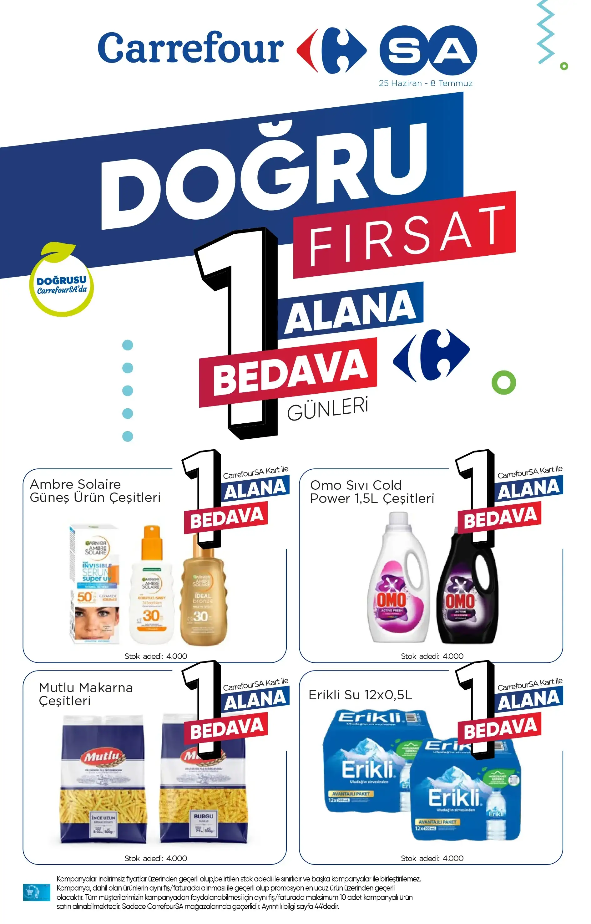 Carrefour Marketlerde Gecerli İndirim Bulteni Katalogu 1 Alana 1 Bedava Gunleri