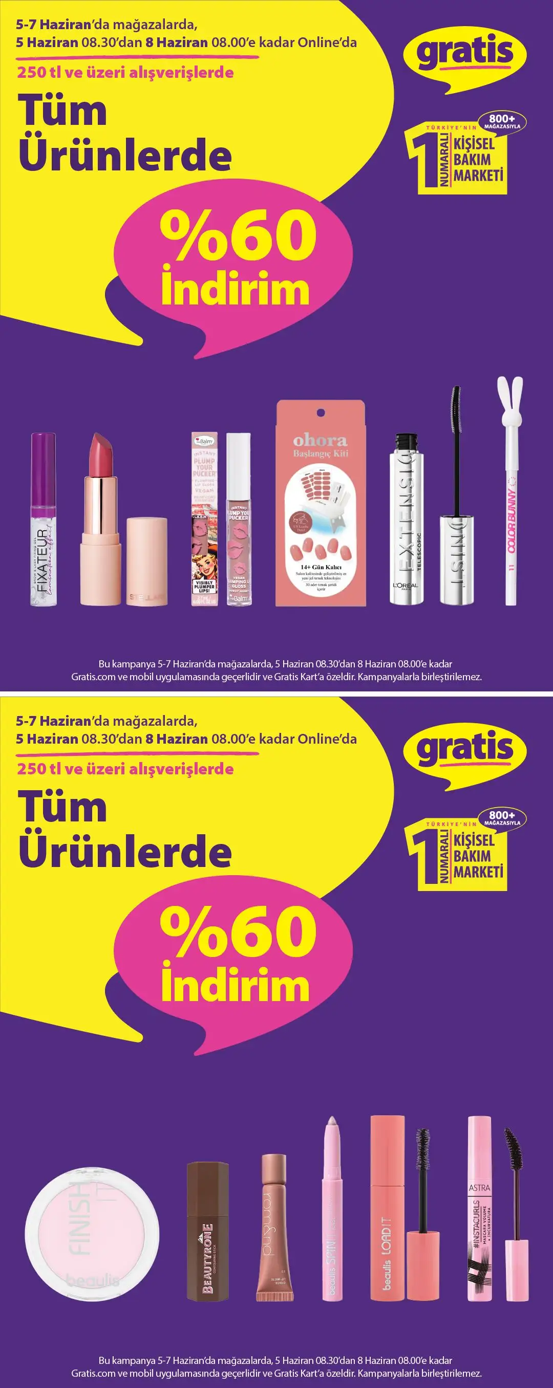 250 Tl Ve Uzeri Alisverislerde Tum Ürünlerde 60 İndirim