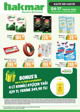 Hakmar Aktüel Ürünler İndirim Bulteni Broşürü