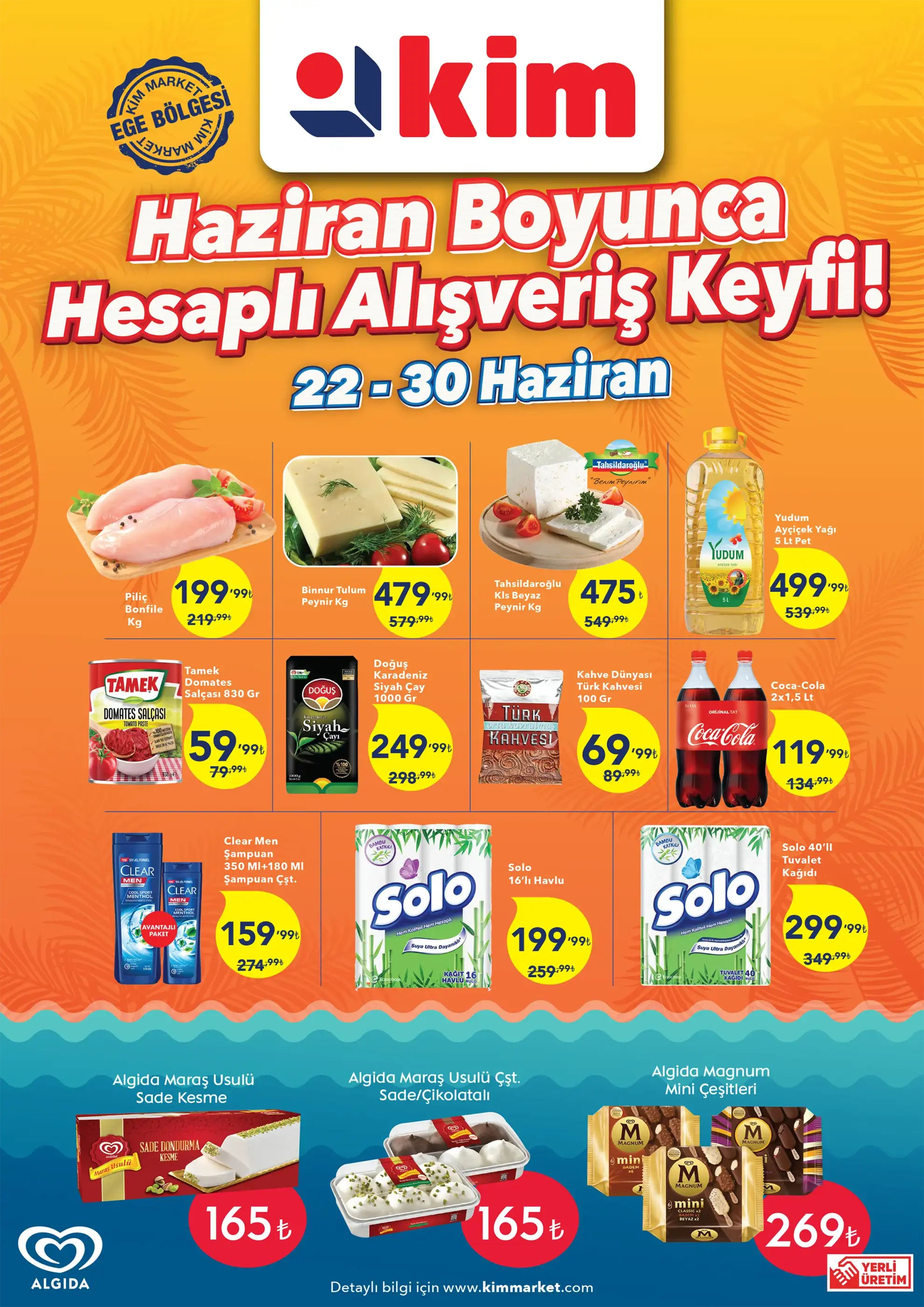 Kim Market - Ege Bölgesi Mağazalarında Geçerli İndirim Bülteni Broşürü Broşürü, Kataloğu