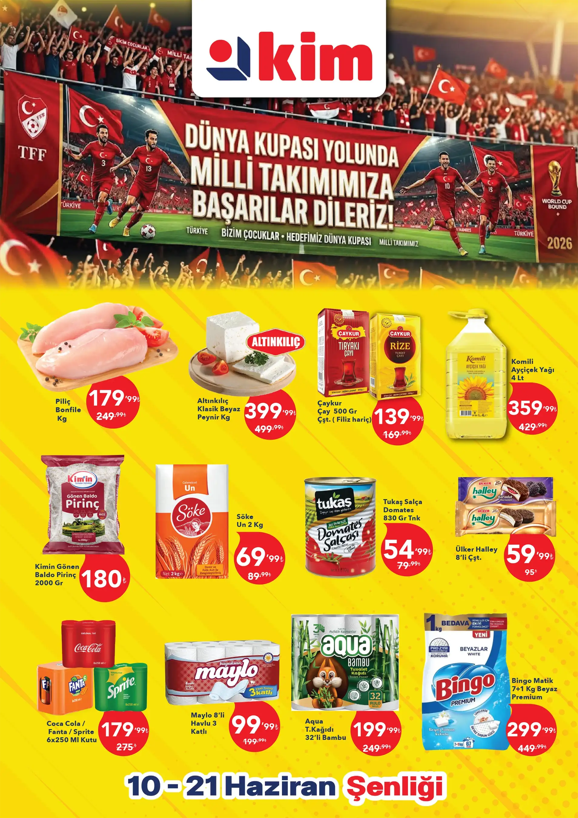 Kim Market - Ege Bölgesi Mağazalarında Geçerli İndirim Bülteni Broşürü - Yaz İndirimleri Broşürü, Kataloğu