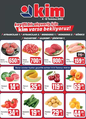 Kim Market - Ege Bölgesi Seçili Mağazalarda Geçerli - Geçerli Olduğu Mağazalar Sayfalarda Yazmaktadır Broşürü, Kataloğu