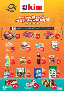 Kim Market - Marmara Bölgesi Mağazalarında Geçerli İndirim Bülteni Broşürü Broşürü, Kataloğu