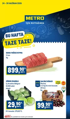 Haftalik Taze Ürünler Broşürü
