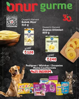 Onur Market - Onur Gurme Market İndirim Bülteni Broşürü Broşürü, Kataloğu
