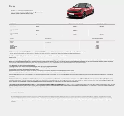 Opel 2025 2026 Model Araclar Haziran 2026 Fiyat Listesi