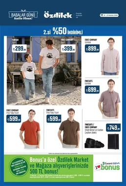 Ozdilek Hipermarket İndirim Bulteni Broşürü Babalar Gunu Kutlu Olsun