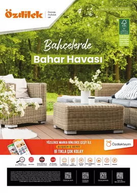 Ozdilek Hipermarket İndirim Bulteni Katalogu Bahcelerde Bahar Havasi