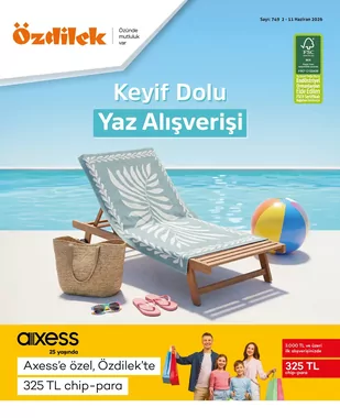 Ozdilek Hipermarket İndirim Bulteni Katalogu Keyif Dolu Yaz Alisverisi