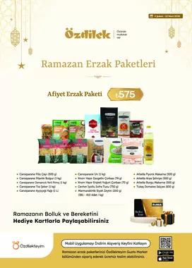 Ramazan Erzak Paketleri