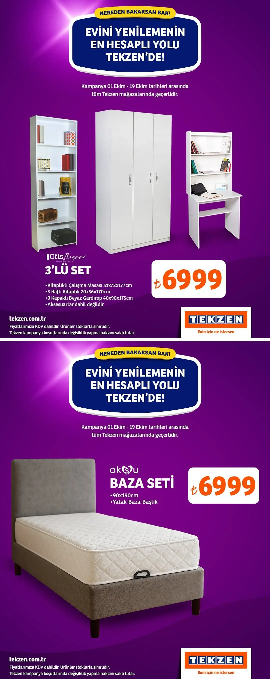 Tekzen Kampanyali Ürünler