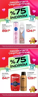 Bugune Ozel En Sevilen Deodorant Cesitlerinde Gecerli 75 İndirim