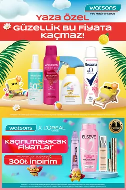 Watsons Haziran 2026 Ürünler İndirim Ve Kampanya Katalogu